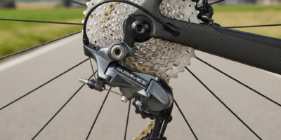 Shimano Dura-Ace rear derailleur pro road bike cassette
