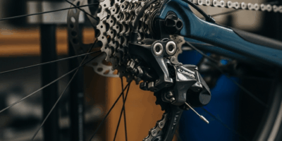 road bike rear cassette and derailleur close up showing gear 20260331 082413