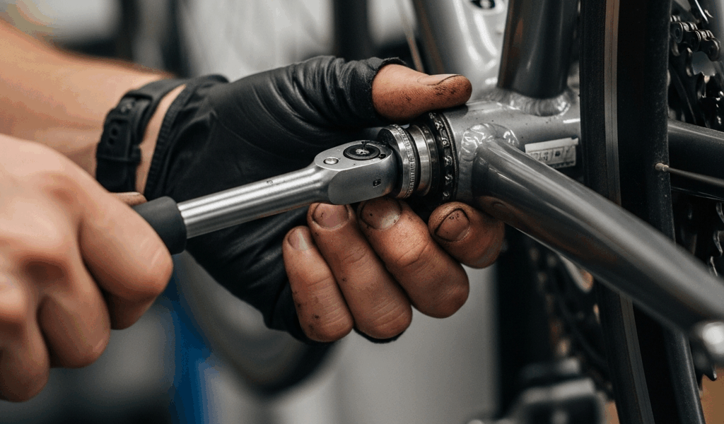 Professional photograph related to: Bottom Bracket Creaking Under Load — How to Find and Fix It. Hig